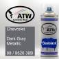 Preview: Chevrolet, Dark Gray Metallic, 88 / 9526 38B: 400ml Sprühdose, von ATW Autoteile West.